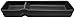 Husky Liners 09281 Black Gearbox Under Seat Storage Box Fits 2015-2019 Ford F-150 SuperCrew Cab, 2017-2019 Ford F-250/F-350 Super Duty Crew Cab - WITHOUT factory storage box