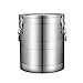 MNSSRN Izolowana beczka ze stali nierdzewnej, beczka na ryż, beczka na zupę, dwuwarstwowy dozownik o dużej pojemności do komercyjnych kaw/wody/mleka/herbaty/słodkiego wina, 10 l ~ 50 l, A, 20 l