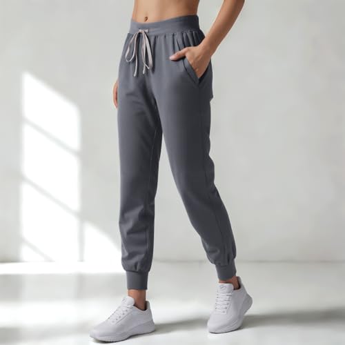 Eipnare Scrubs for Women Set, Stretchy V-Neck Top & Jogger Pants with Multi-Pocket Yoga Waistband, Soft Lightweight Nursing Uniform - Thumbnail 4
