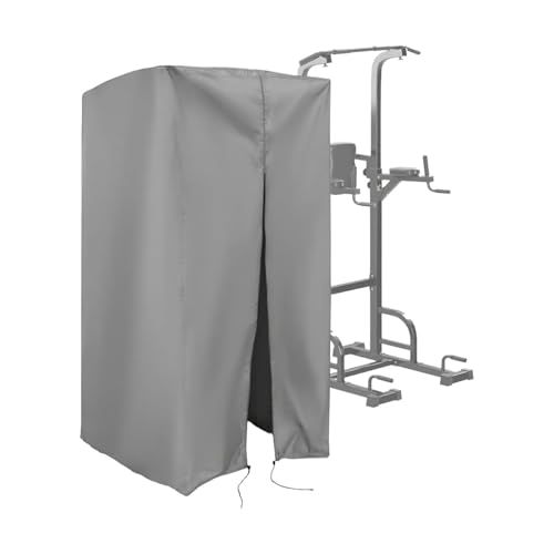 Cubierta Impermeable para Estación de Dominadas y Paralelas, Protección para Máquinas de Gimnasio en Casa   Funda Resistente de Oxford 420D para Terraza, Garaje, Balcón, Patio y Sala de Estar