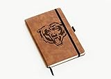 Rico Industries NFL Football Chicago Bears Brown - Primary Laser Engraved Small Notepad