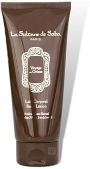 La Sultane de Saba - SandalWood Amber Musk Body Lotion - Road to the East, 200ml (6.8 fl Oz)