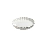 REVOL 5645 Tourtière Rond Porcelaine Blanc 4 cm