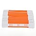 Self-Sealing Currency Straps - Pack of 100 Orange Bands for $50 Bills - Securely Organize and Transport Your Cash