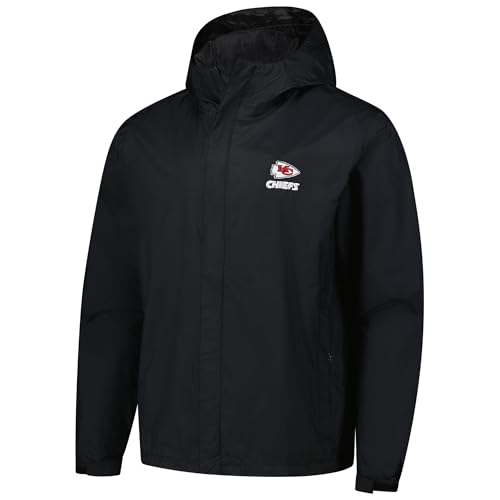 Image of Dunbrooke Men's NFL Tropic Waterproof Packable Full-Zip Hoodie Jacket