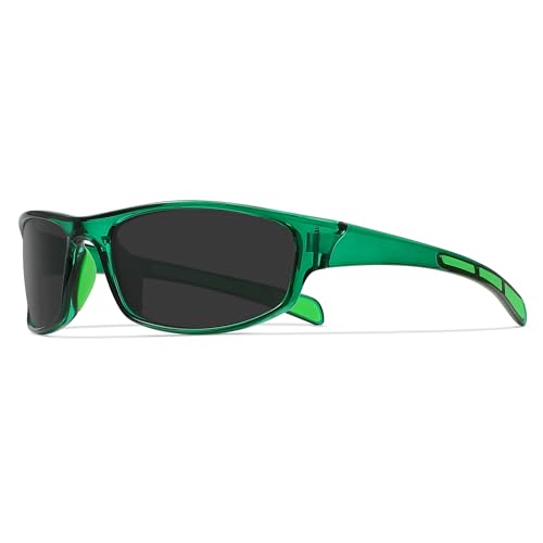 Gafas de sol polarizadas deportivas envolventes para pesca conducción y running