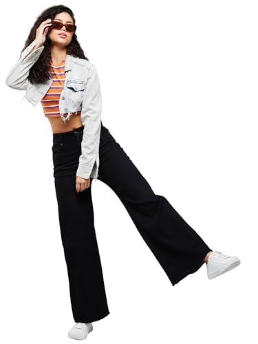 Image of Dolce Crudo Women's High Waist Straight Fit Jeans
