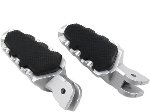 Extension de repose-pieds argent avec cache pour Ducati Hypermotard 821 et Multistrada 950