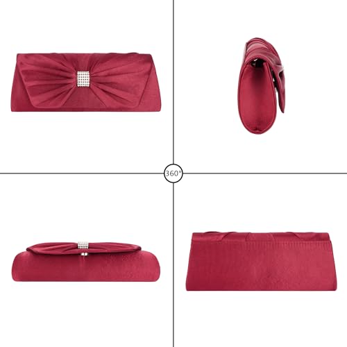 Image of Goclothod Evening Clutch Handbag Women Fashion Crossbody Shoulder Bag Chain Purse