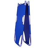 Klappbare Aluminium Krankentrage, Blau, im Set à 2 Stück. Liegefläche aus Robustem Wasserfestem Material. belastbar bis Max. 159 kg