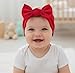 BABYGIZ Baby Girl Headbands-Infant,Toddler Cotton Handmade Hairbands with Bows Child Hair Accessories (Red)