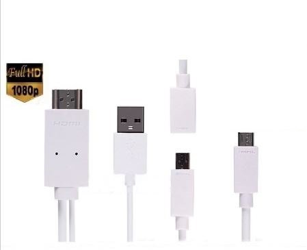 Technotech MHL Adapter Micro USB to HDMI MHL Cable HDTV Adapter for MHL-Enabled Smartphones at Rs. 204