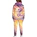 Pensura Girls 2 Pieces Sweatsuits Galaxy Axolotl Pullover Hoodie and Active Sweatpants Boys Fashion Tracksuit Set Outfits Fall Winter Spring Casual Clothes