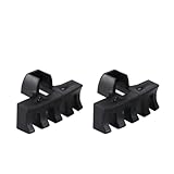 Gorise 2 Stück Badmintonschläger-Lastverteiler, Badminton-Bespannungsschläger-Lastverteiler Zur Vermeidung Von Bruch Und Verformung, Passend Für Die Meisten Maschinen, Schwarz