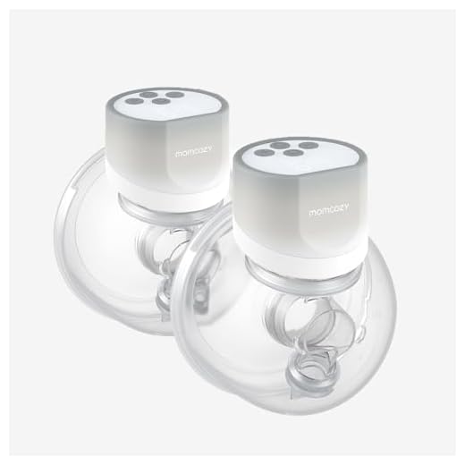 Momcozy S12 Pro Hands-Free Breast Pump, Wireless Double Wearable Pump with Comfortable DoubleFit Flange, 3 Modes & 9 Levels Portable Electric Pump, 24mm, 2 Pack, Gradient Gray