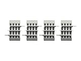 Lionel FasTrack 1.75 Inch Straight O Gauge Model Train 4 Piece Track Pack