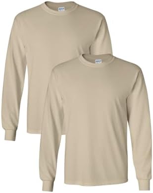 Gildan Adult Ultra Cotton Long Sleeve T-Shirt, Style G2400, Multipack