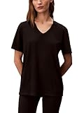 Calvin Klein Women's Performance Classic Fit V-Neck Tee Black