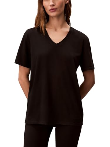 Calvin Klein Women's Performance Classic Fit V-Neck Tee Black