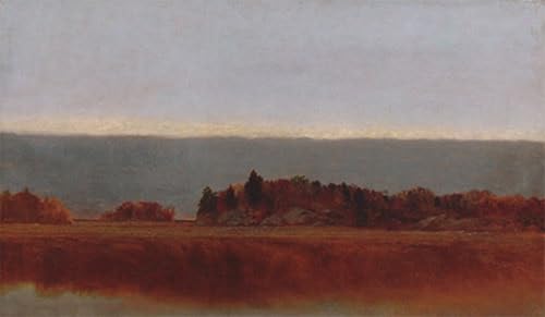 Pintura clásica Pradera salada en octubre de Kensett, el arte que inspira paz en tu salón
