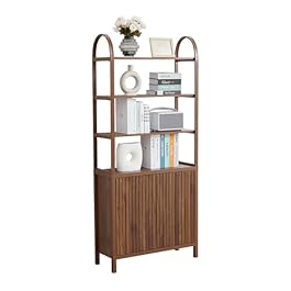 71” Tall Arched Bookshelf...