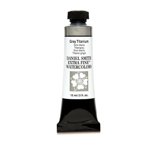 Daniel Smith Watercolor, 15 Milliliter Tube, Gray Titanium (284600241)