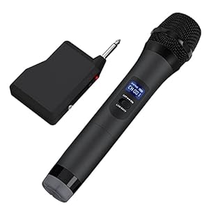 Karaoke Microfoon, Professionele dynamische microfoon UHF Draadloos MIC- systeem voor buitendeel Small Stage Bar Live…