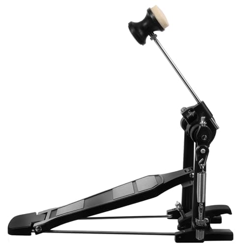 GOOHOCHY Bass Drum Pedal with Spring Tension Durable Kick Pedal for Jazz and Electronic Drums High Stability Single Pedal Accessory for Drumming Enthusiasts