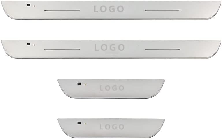 Free Customization Car Threshold bar Free Wiring Atmosphere Light Welcome Pedal led Induction Light Interior Change Decoration Streamer Breathing Light