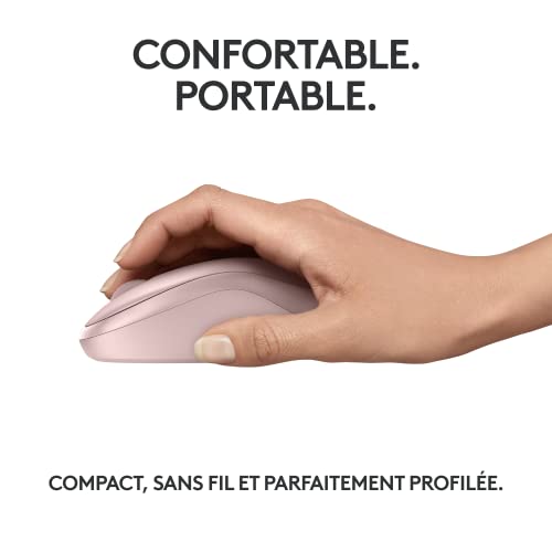 Logitech M240 Souris Bluetooth, sans Fil, Compacte, Portable, Suivi Fluide, Batterie 18 Mois Mouse Pad - Studio Series, Tapis de Souris d'Ordinateur, Base Caoutchouc Anti-Dérapant