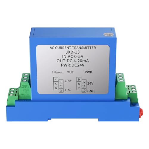 Capteur de courant à effet Hall AC/DC 4-20 mA transmetteur de signal 0-2A alimentation AC 220V
