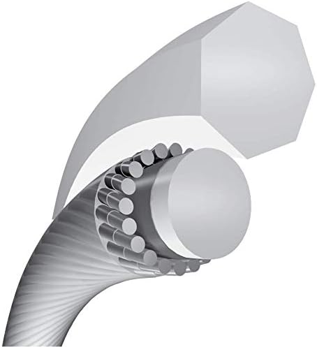 Miniatura 1 de GAMMA Sports MotoTNT - Cuerda híbrida para tenis, 0.60oz0.56oz