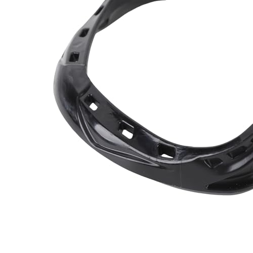 Cryfokt Unstrung Lacrosse Head Unstrung, Nylon High Strength Lacrosse Stick Head Replacement for Competition Sports Training, Easy Installation (Black)