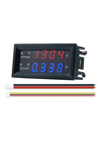 Panel Tip Dc 0-200v 10a Mv Voltmetre Ma Ampermetre M4430