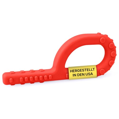 ARK Textured Grabber Sensory Chew, Standard, Softest, Red