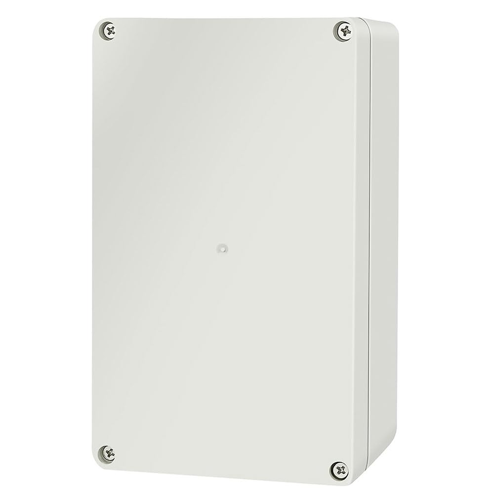 Voarge Scatola di giunzione, IP65 ABS Scatola di giunzione impermeabile, Scatole di giunzione in plastica DIY per elettricità interna ed esterna, comunicazione, estintori (200 x 120 x 56 mm)