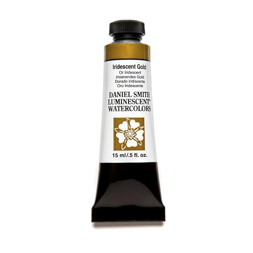 DANIEL SMITH Extra Fine Watercolor Paint, 15ml Tube, Iridescent Gold