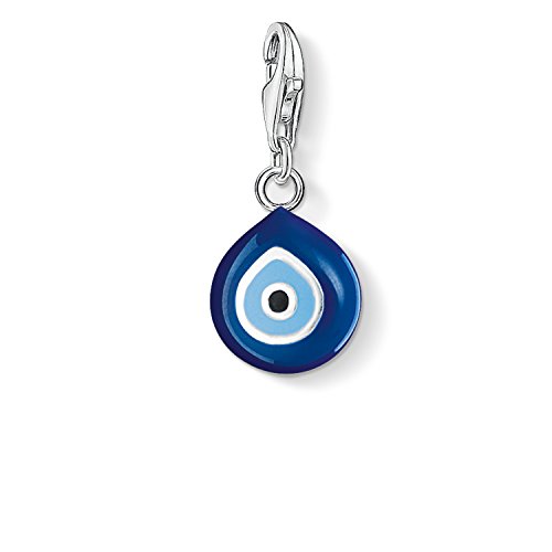 THOMAS SABO Damen Charm-Anhänger Türkisches Auge Charm Club 925 Sterling Silber 0829-007-1