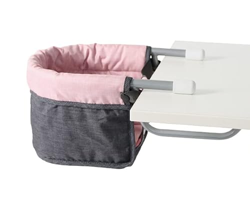 Bayer Chic 2000 735-81 Tischsitz 60 cm, Puppen-Hochstuhl, Melange anthrazit-rosa