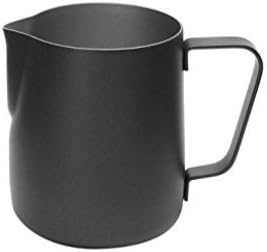 10pc GZpart 350ML Kitchen Craft Barista Espresso Coffee Frothing Tea Milk Latte Jug Thermometer Black