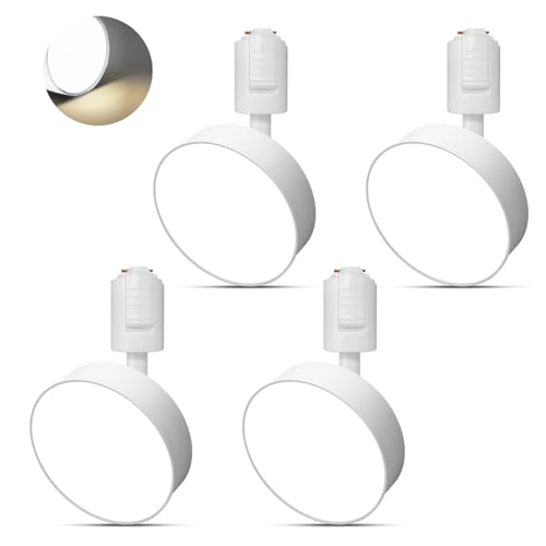 ArcticDeerパイプレールランプ蛍光灯10 W LED搭載大光量1100 lm LEDチップ演色性Ra96.5器具一体型電球不要取り付け簡単 ((4個入り),2-(昼間白4000 K))