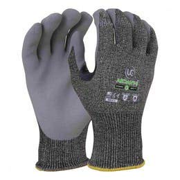 Guantes de nitrilo UCI Ardant™-5 en gris talla 10 para trabajos en el taller