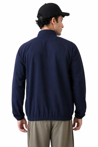 Image of FITINC Men's Sports Jacket | Regular Fit | Full Zip | Zipper Pockets | Jacket for Gym, Running, Cycling & Travel
