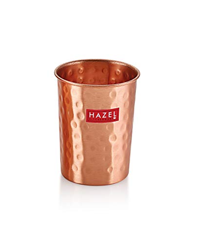 Set de 6 vasos cobre martillado 300 ml miniatura 7