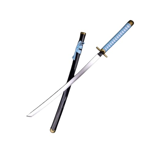 Image of OFFO Hyorinmaru Katana Replica 100cm | Anime Weapon of Toshiro Hitsugaya from Bleach | Lightweight Zanpakuto Prop for Cosplay, Collectors & Decorative Display