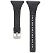 QGHXO Band for Polar FT4/FT7, Soft Adjustable Silicone Replacement Wrist Watch Band for Polar FT4/FT7 Watch (Black)