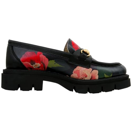 Image of DOGO Penny Loafers for Women - Handmade and Vegan Leather Platform Loafers for Women