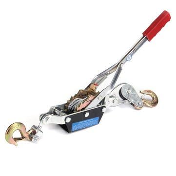 ARTNERY Hand Winch Puller 2-Tons Off Road 4X4 4Wd Ute Truck Power Tool Hoist Screwdriver set Trailer, 1 Piece,Multicolour-image-18