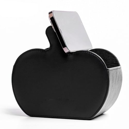 Support de télécommande en cuir avec 4 compartiments pour trier vos boîtiers - 6