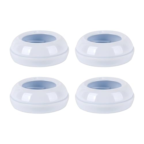 4-Pack Baby Bottle Rings for Philips Avent Natural Bottles, Baby Bottle Replacement Screw Ring Collars, Baby Bottle Nipple Rings for Avent Natural Plastic and Glass Bottles